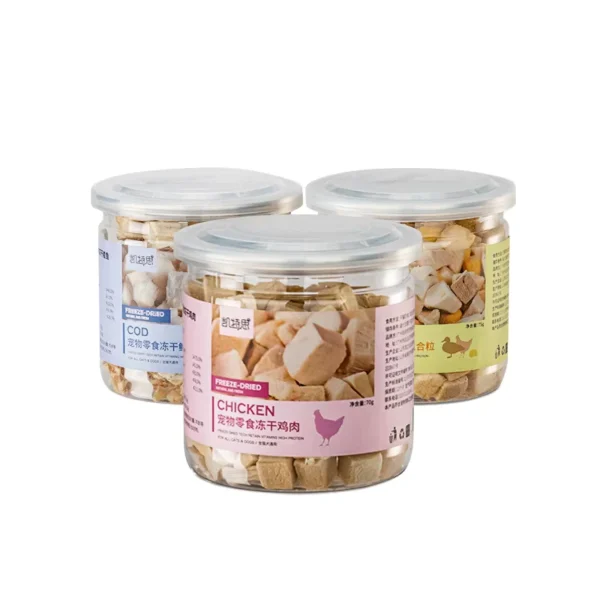 Small-Cans-of-Freeze-Dried-Chicken-Duck-Cod-Quail-Egg-Yolk-Granules-Nutritious-Treats-for-Dogs-and-Cats