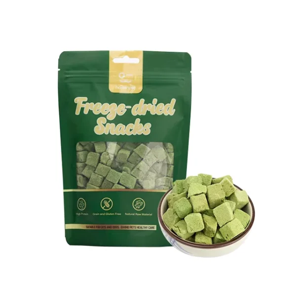 Spot-Inventory-Freeze-Dried-Catgrass-Cubes-Fresh-Meat-Chicken-Dog-Cat-Treats-Food