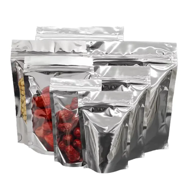 Stand-up-Ziplock-Bag-Yin-Yang-Aluminum-Foil-Packaging-Transparent-Plated-Food-Packaging-Bag-Custom-Printed-Pet-Dog-Food-Bag